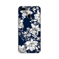 White flowers Blue Background Case for iP7_7slogo