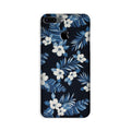 White flowers Blue Background2 Case for iP7_7slogo