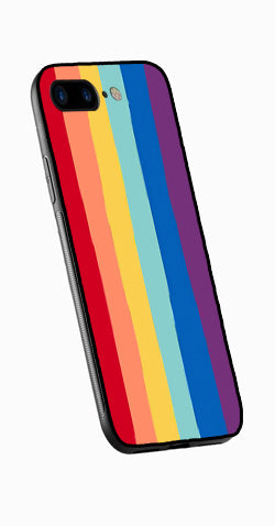 Rainbow MultiColor Metal Mobile Case for iPhone 8 Plus  (Design No -03)