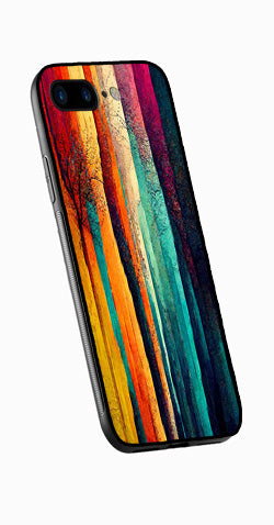Modern Art Colorful Metal Mobile Case for iPhone 7 Plus  (Design No -47)