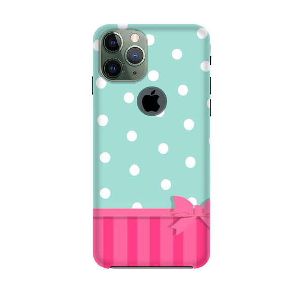Gift Wrap Case for iPhone 11 Pro Max logo cut