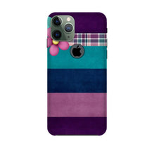 Purple Blue Mobile Back Case for iPhone 11 Pro Max logo cut (Design - 37)