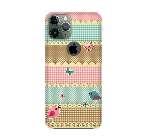 Gift paper Case for iPhone 11 Pro Max logo cut