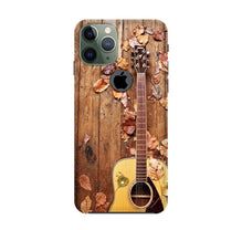 Guitar Mobile Back Case for iPhone 11 Pro Max logo cut (Design - 43)