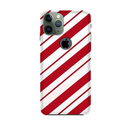 Red White Case for iPhone 11 Pro Max logo cut