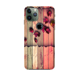 Wooden look2 Case for iPhone 11 Pro Max logo cut