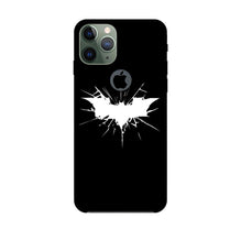 Batman Superhero Mobile Back Case for iPhone 11 Pro Max logo cut  (Design - 119)