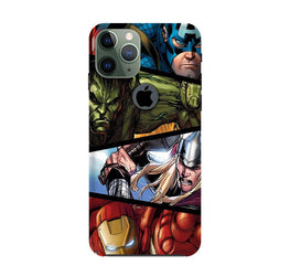 Avengers Superhero Case for iPhone 11 Pro Max logo cut(Design - 124)