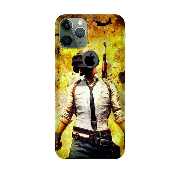 Pubg Case for iPhone 11 Pro Max logo cut  (Design - 180)