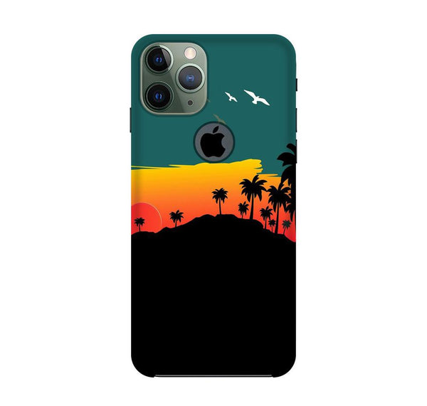 Sky Trees Case for iPhone 11 Pro Max logo cut (Design - 191)
