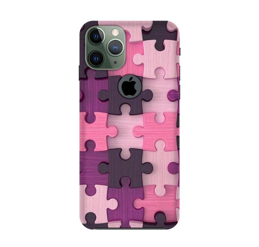 Puzzle Case for iPhone 11 Pro Max logo cut (Design - 199)