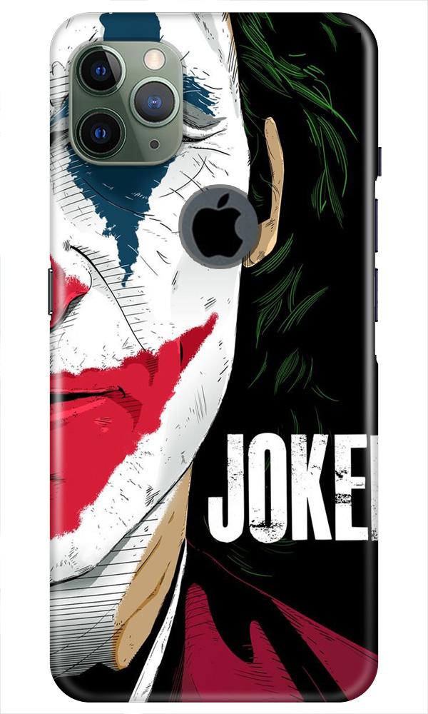Joker Mobile Back Case for iPhone 11 Pro Max Logo Cut (Design - 301)