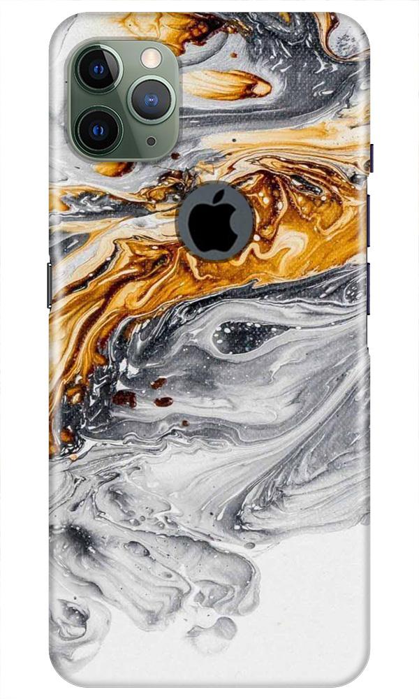 Marble Texture Mobile Back Case for iPhone 11 Pro Max Logo Cut (Design - 310)