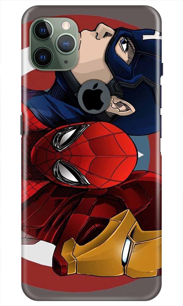 Superhero Mobile Back Case for iPhone 11 Pro Max Logo Cut (Design - 311)