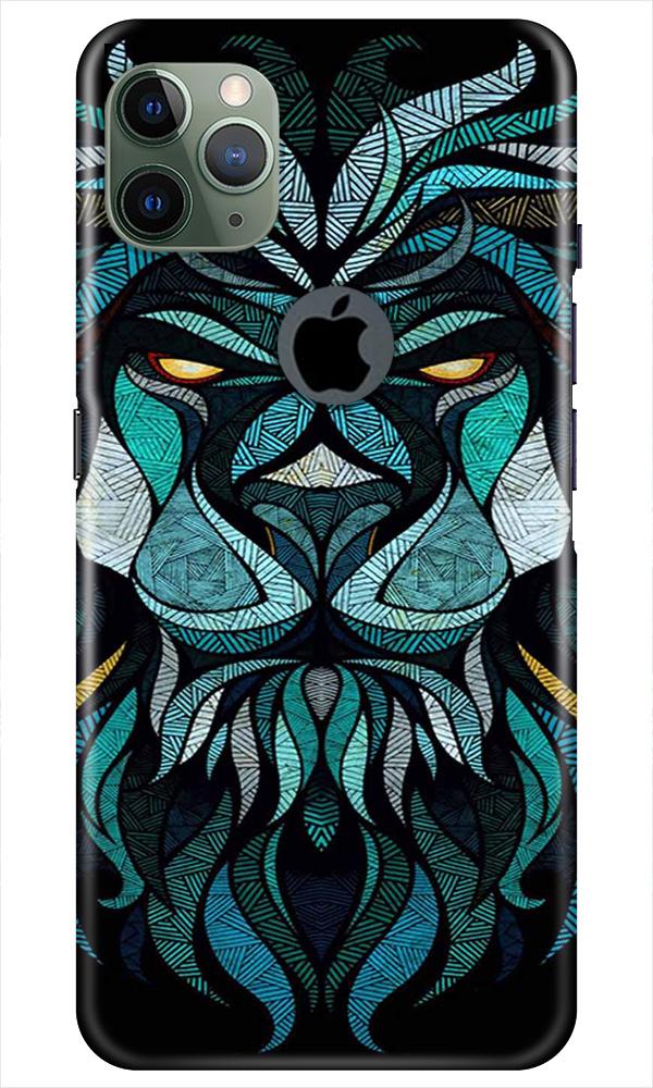 Lion Mobile Back Case for iPhone 11 Pro Max Logo Cut (Design - 314)