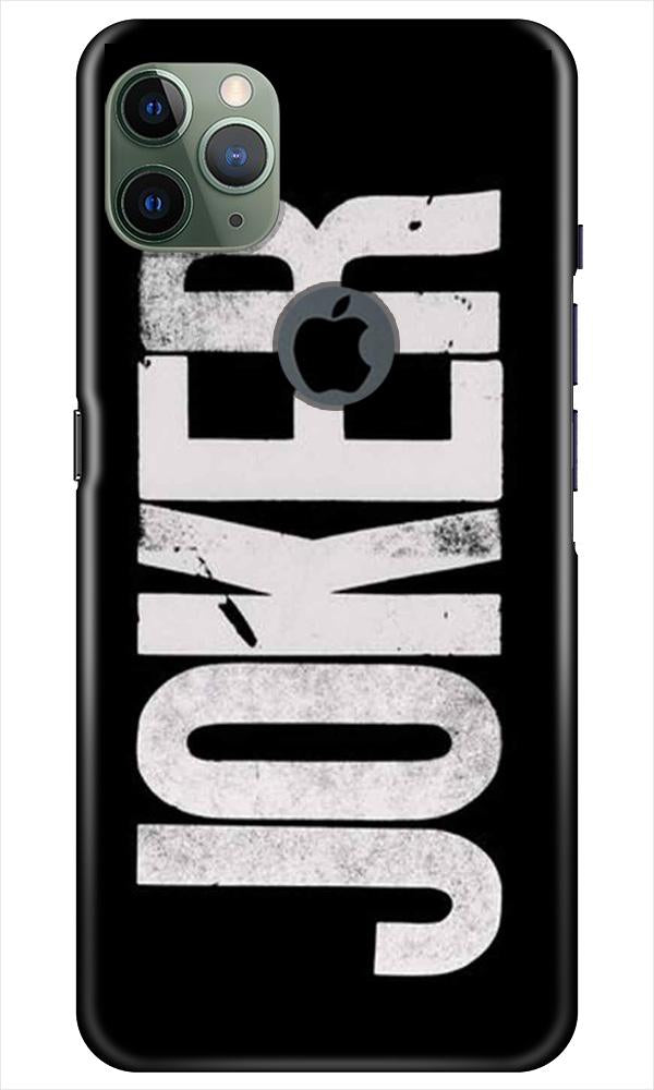 Joker Mobile Back Case for iPhone 11 Pro Max Logo Cut (Design - 327)