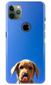 Dog Mobile Back Case for iPhone 11 Pro Max Logo Cut (Design - 332)