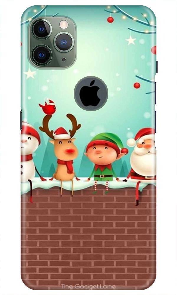 Santa Claus Mobile Back Case for iPhone 11 Pro Max Logo Cut (Design - 334)