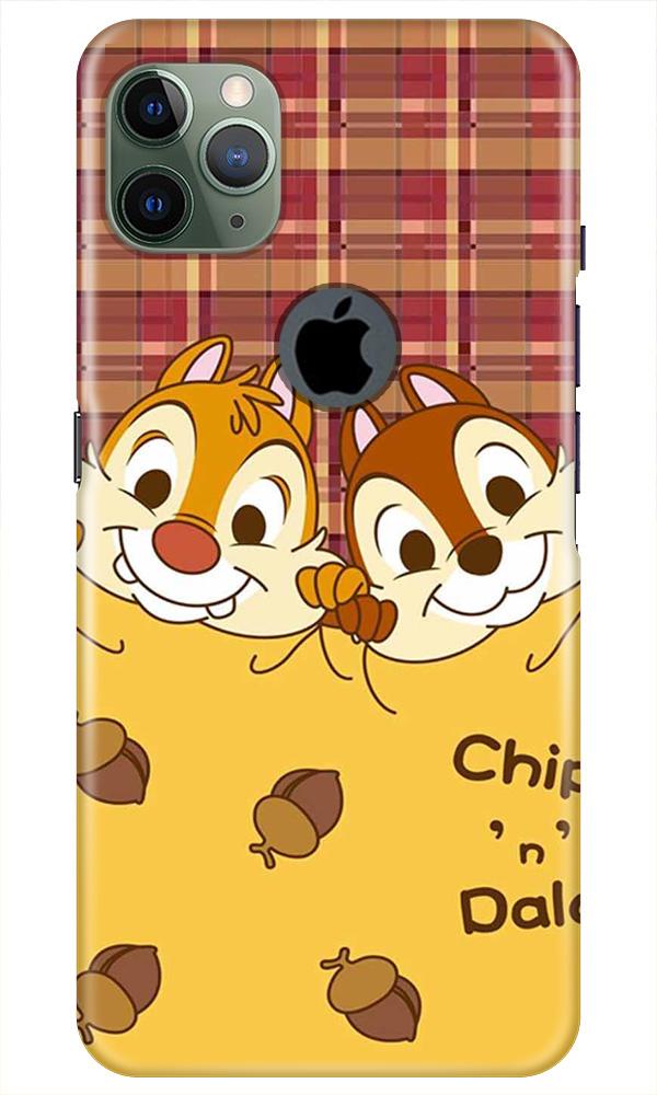 Chip n Dale Mobile Back Case for iPhone 11 Pro Max Logo Cut (Design - 342)