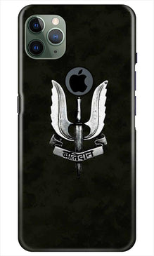 Balidaan Mobile Back Case for iPhone 11 Pro Max Logo Cut (Design - 355)