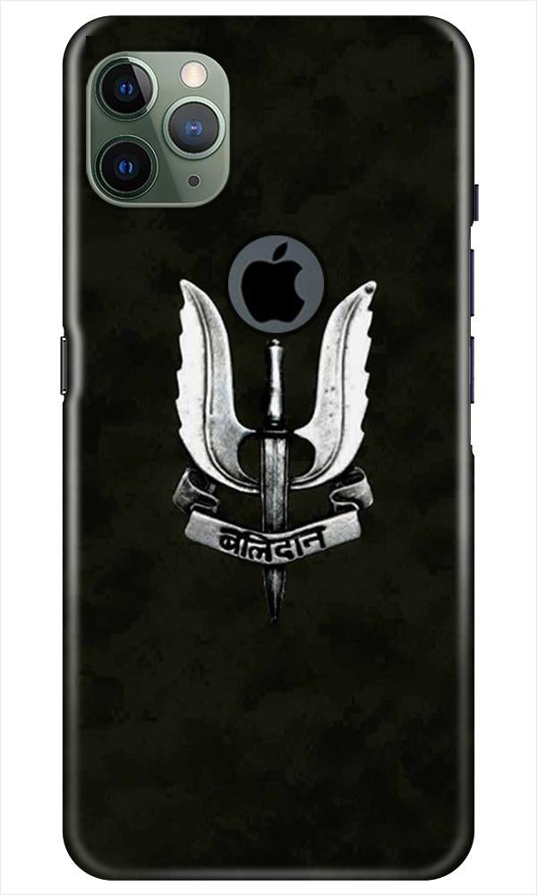 Balidaan Mobile Back Case for iPhone 11 Pro Max Logo Cut (Design - 355)