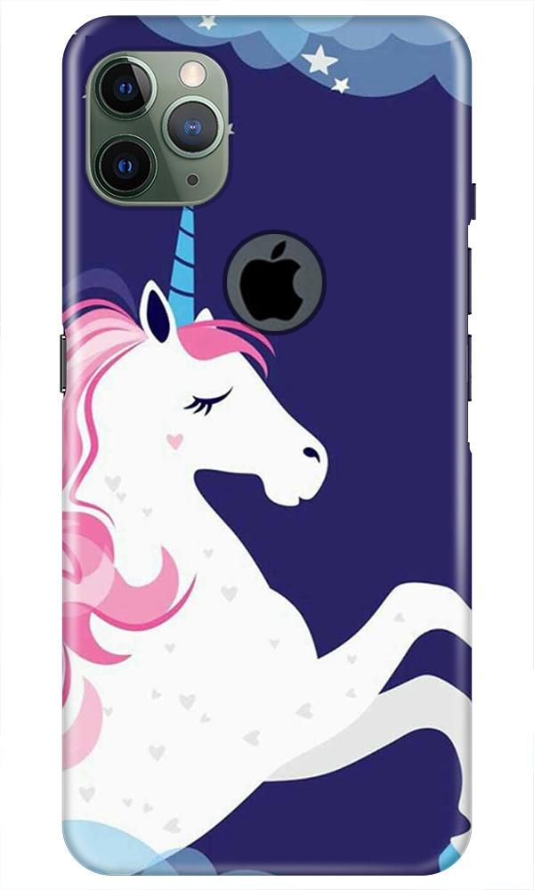 Unicorn Mobile Back Case for iPhone 11 Pro Max Logo Cut (Design - 365)