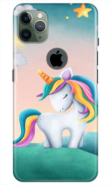 Unicorn Mobile Back Case for iPhone 11 Pro Max Logo Cut (Design - 366)