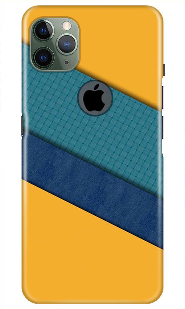 Diagonal Pattern Mobile Back Case for iPhone 11 Pro Max Logo Cut (Design - 370)