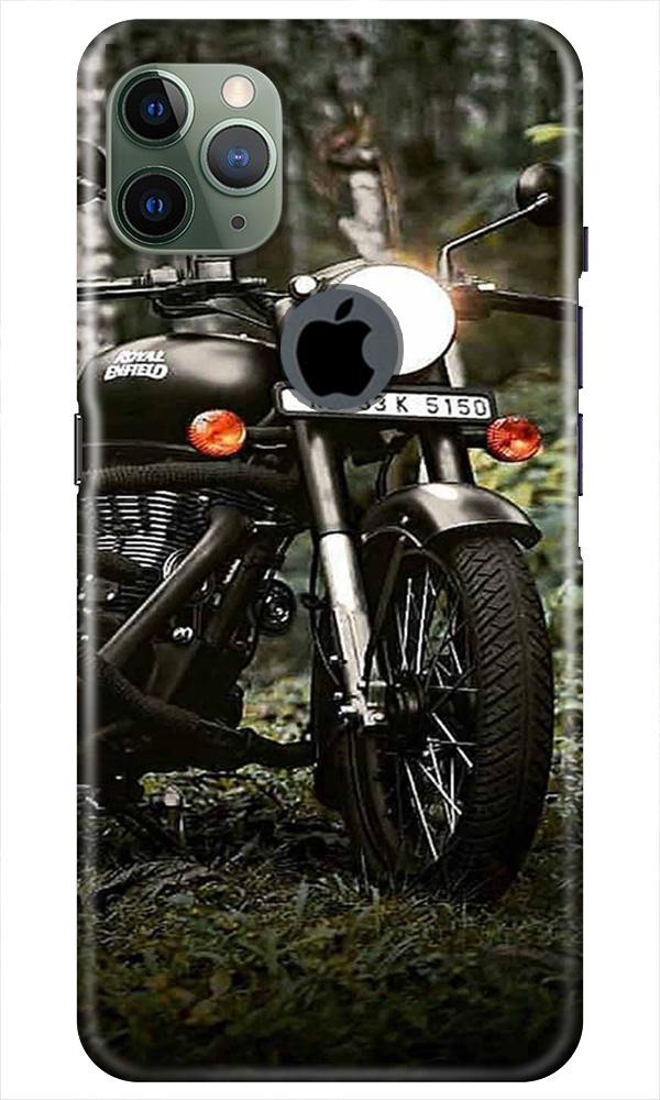 Royal Enfield Mobile Back Case for iPhone 11 Pro Max Logo Cut (Design - 384)
