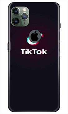 Tiktok Mobile Back Case for iPhone 11 Pro Max Logo Cut (Design - 396)