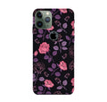 Rose Pattern Case for iPhone 11 Pro logo cut