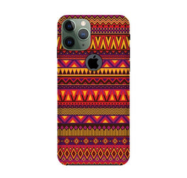 Zigzag line pattern2 Case for iPhone 11 Pro logo cut
