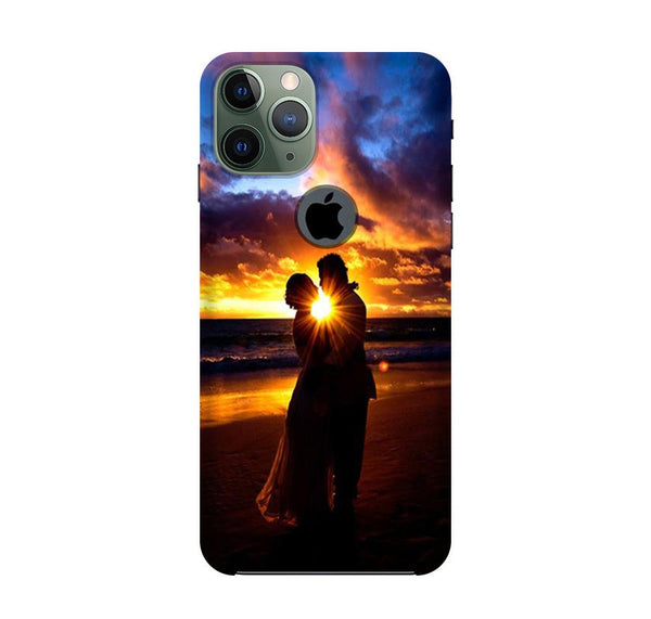 Couple Sea shore Case for iPhone 11 Pro logo cut