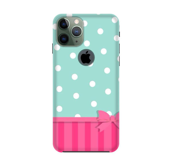 Gift Wrap Case for iPhone 11 Pro logo cut