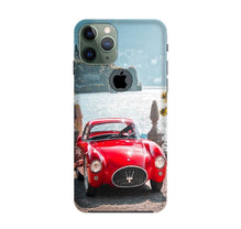 Vintage Car Mobile Back Case for iPhone 11 Pro logo cut (Design - 51)