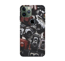 Cameras Mobile Back Case for iPhone 11 Pro logo cut (Design - 57)
