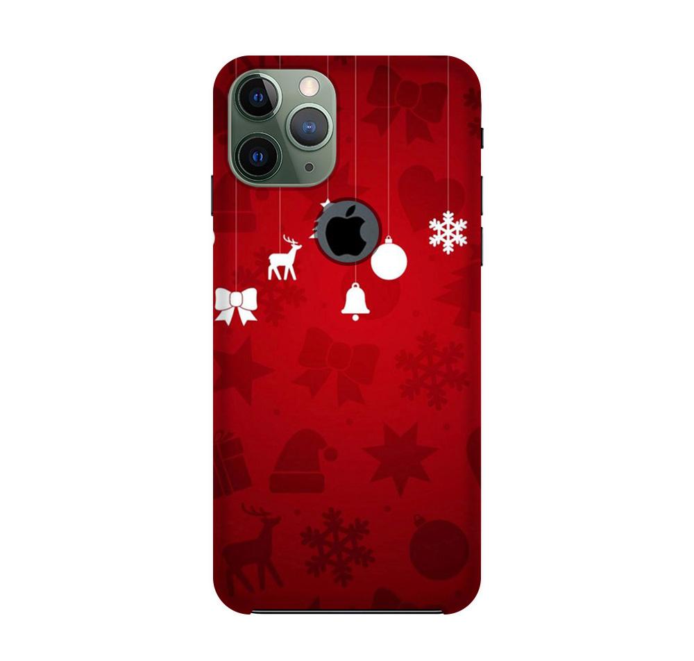 Christmas Case for iPhone 11 Pro logo cut