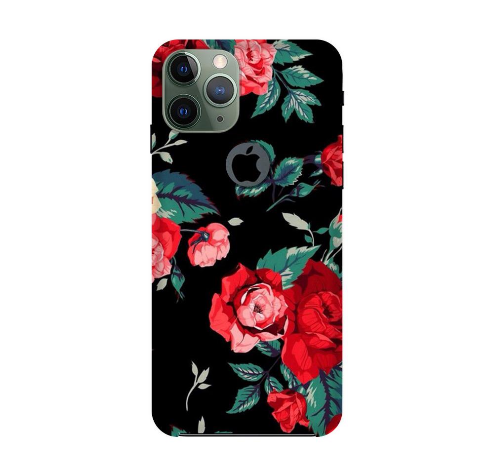 Red Rose2 Case for iPhone 11 Pro logo cut