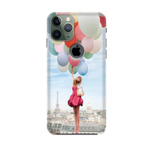 Girl with Baloon Mobile Back Case for iPhone 11 Pro logo cut (Design - 84)