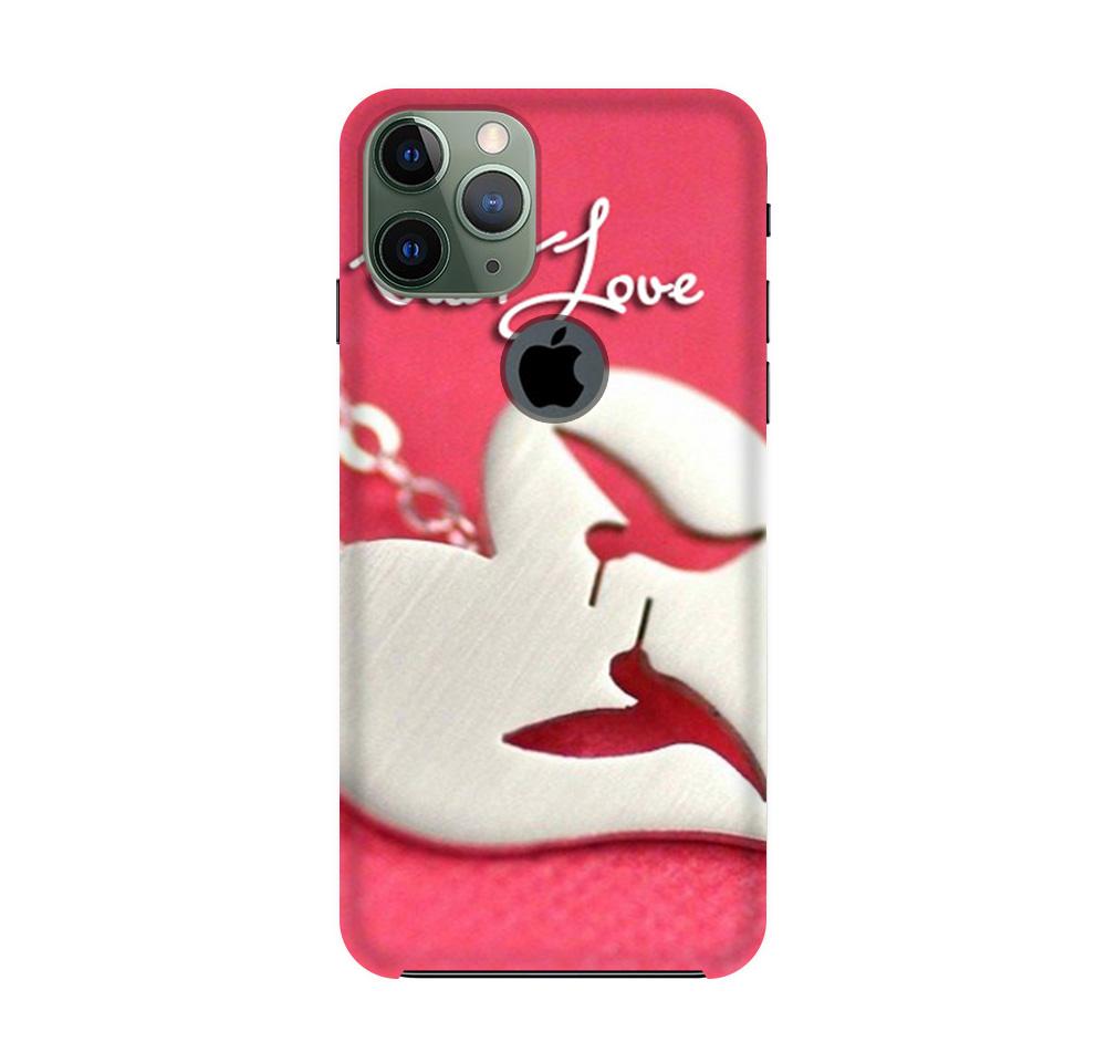 Just love Case for iPhone 11 Pro logo cut