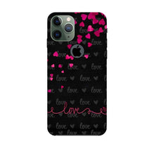 Love in Air Mobile Back Case for iPhone 11 Pro logo cut (Design - 89)
