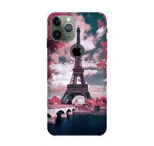 Eiffel Tower Mobile Back Case for iPhone 11 Pro logo cut  (Design - 101)
