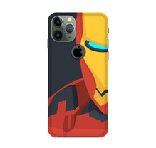 Iron Man Superhero Mobile Back Case for iPhone 11 Pro logo cut  (Design - 120)