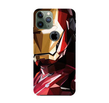 Iron Man Superhero Mobile Back Case for iPhone 11 Pro logo cut  (Design - 122)