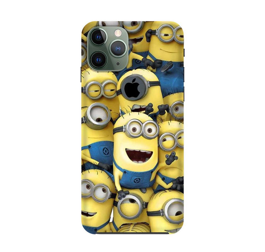 Minions Case for iPhone 11 Pro logo cut  (Design - 127)