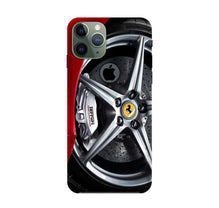 Ferari  Mobile Back Case for iPhone 11 Pro logo cut  (Design - 133)