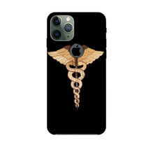 Doctor Logo Mobile Back Case for iPhone 11 Pro logo cut  (Design - 134)