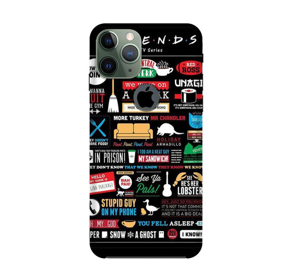 Friends Case for iPhone 11 Pro logo cut  (Design - 145)
