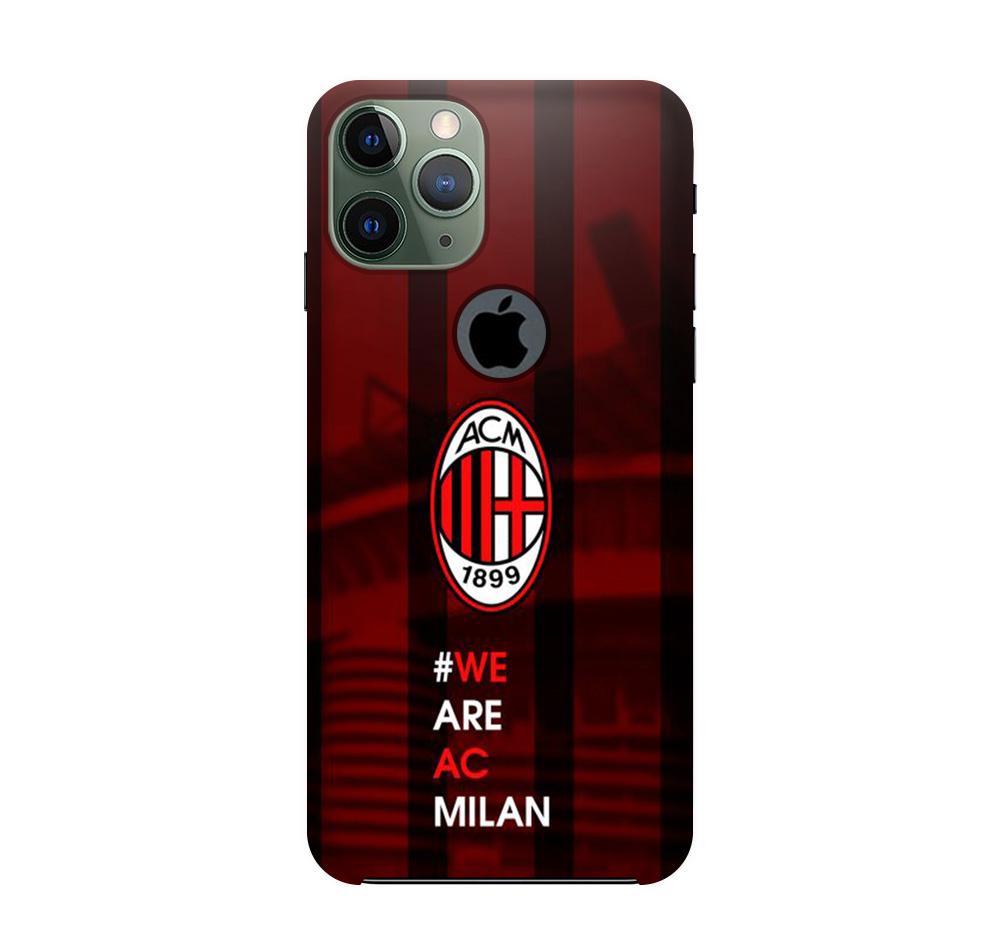 AC Milan Case for iPhone 11 Pro logo cut  (Design - 155)