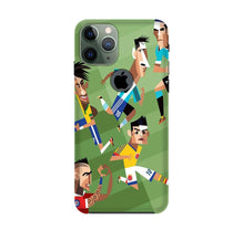 Football Mobile Back Case for iPhone 11 Pro logo cut  (Design - 166)